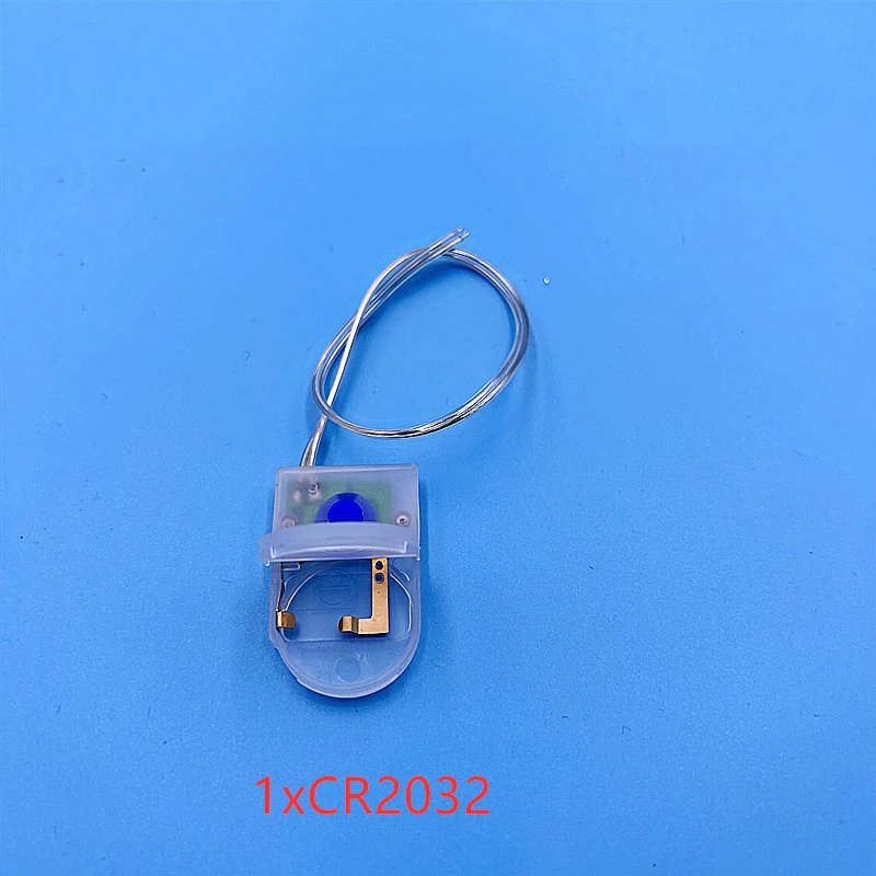 1/2/5Pcs CR2025 CR2032 custodia portabatteria a bottone con cavi lampeggianti/scatola batteria interruttore intermittente