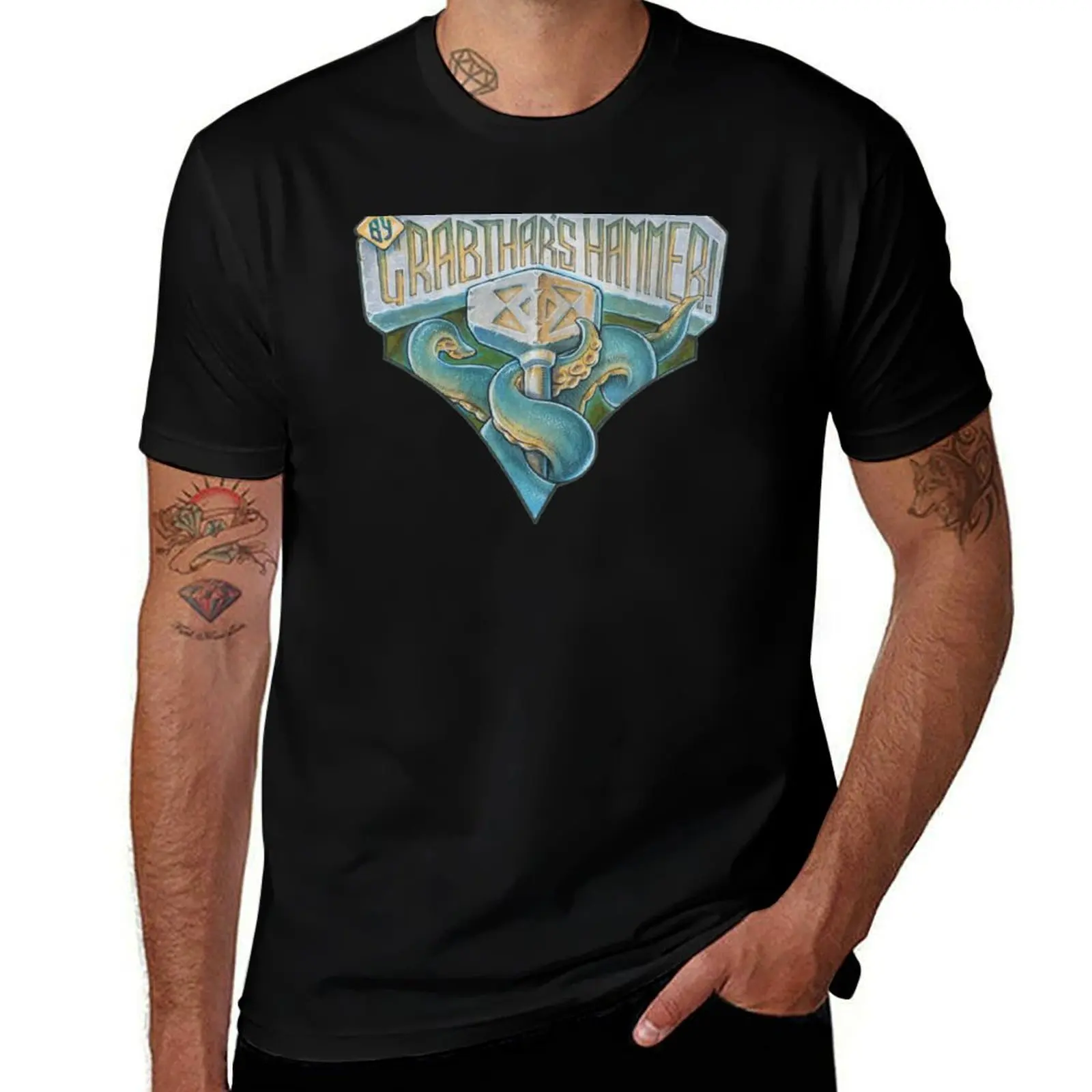 By Grabthar's hammer! - Galaxy Quest T-Shirt cotton t shirts man 100% T-Shirt
