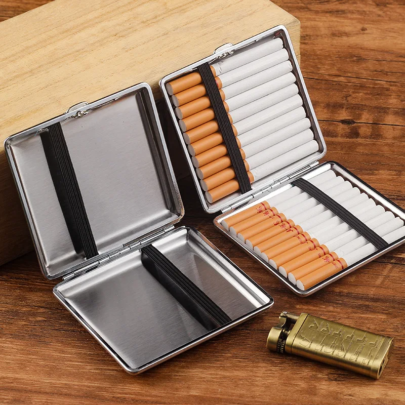 Retro Ethnic Wind Fashion Fabric Striped Cigarette Case Coarse Cigarette Case Portable Moisture-resistant Cigarette Case