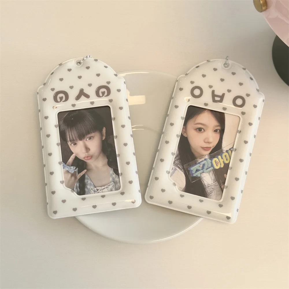 INS-Style Niedlicher Kartenhalter-Anhänger 3 Zoll Fotokartenhülle Kpop-Idol-Kartenhalter Rucksack-Zubehör Fangeschenke – Detail 4