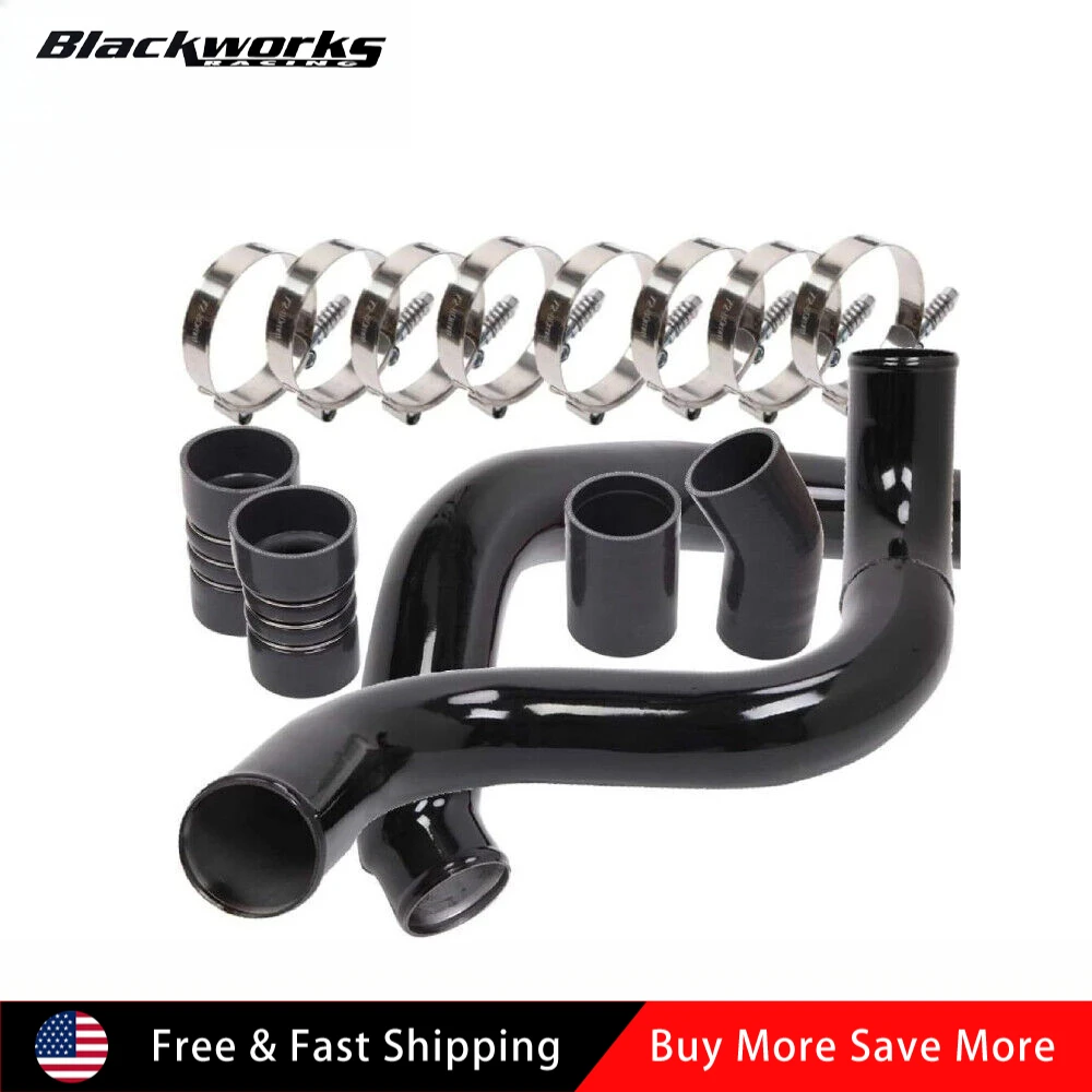 

Intercooler Pipe & Boot Kit for 2003-2007 Ford 6.0L Powerstroke Diesel Black for 04-07 Ford F-450 SUPER DUTY 6.0L 363ci OHV V8