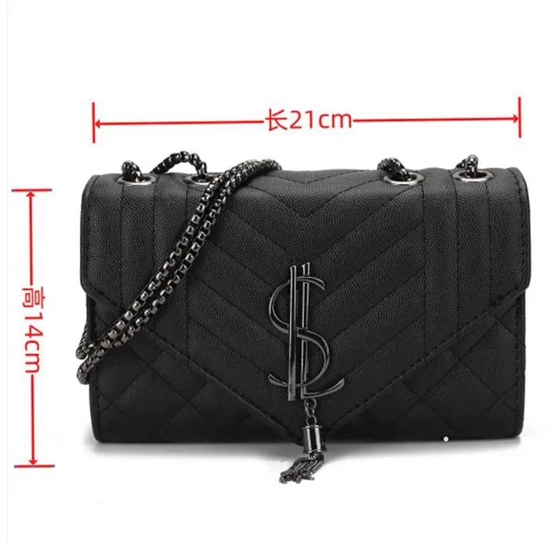 Small Square Bag for Women Versatile Light Luxury Messenger Shoulder Bag Internet Celebrity Niche Casual Fashion