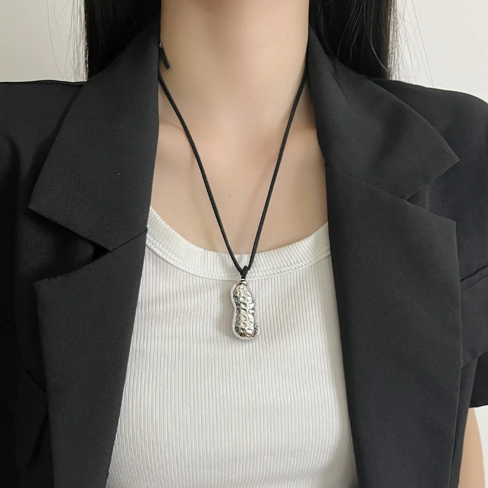 2024 Autumn/Winter New Products Peanut Pendant Sweater Chain Accessories