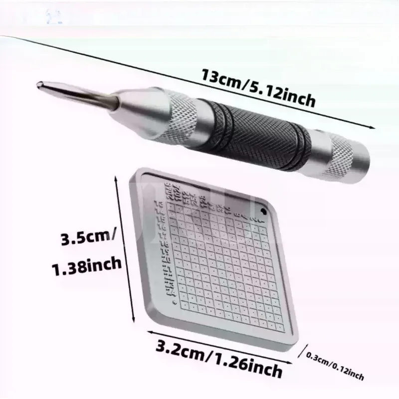 Crypto Seed Phrase Storage Plate Mnemonic 24 Words Backup Kit Recovery Cold Wallet for BIP39 Recovery Words