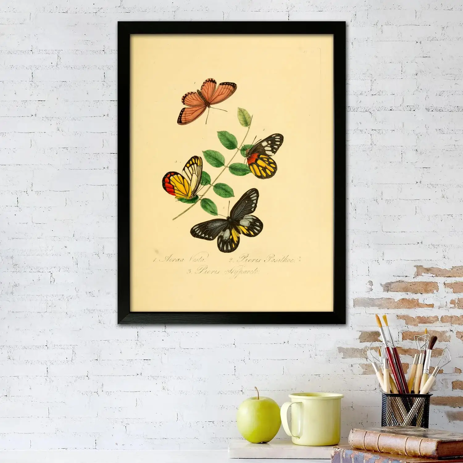 butterfly Canvas Art Poster and Wall Art, Picture Print, Modern Family Bedroom Decor,Decorative painting