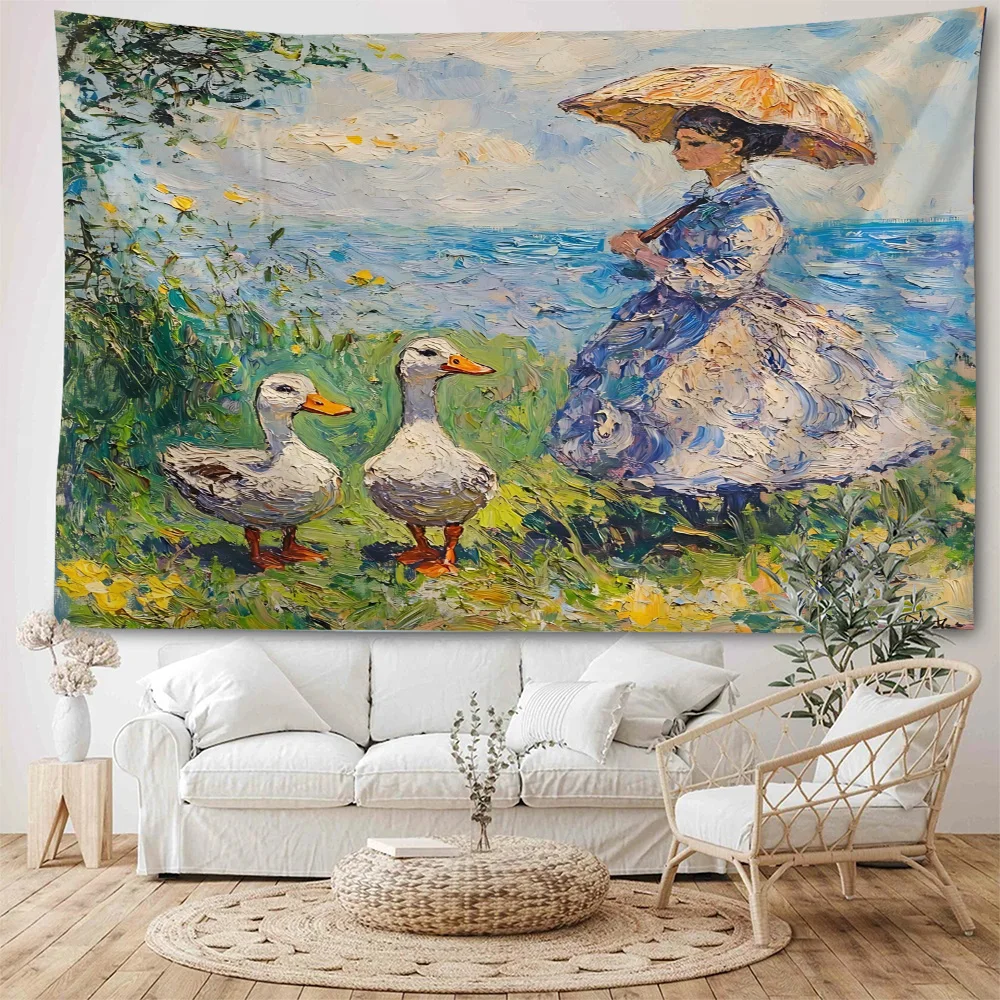 تقدير اللوحات الشهيرة، صورة فتاة، منظر خلفي لفتاة، زخرفة خلفية للنساء والأطفال، نسيج