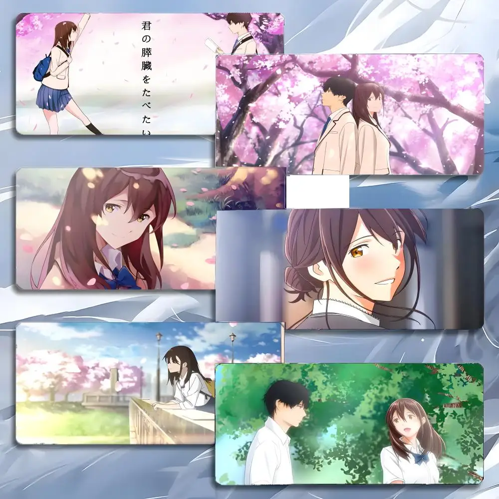 movie statue collectible I-I Want to Eat Your Pancreas Mouse Pad Mousepad Large Gaming LockEdge Thickened PC Table Desk Mat