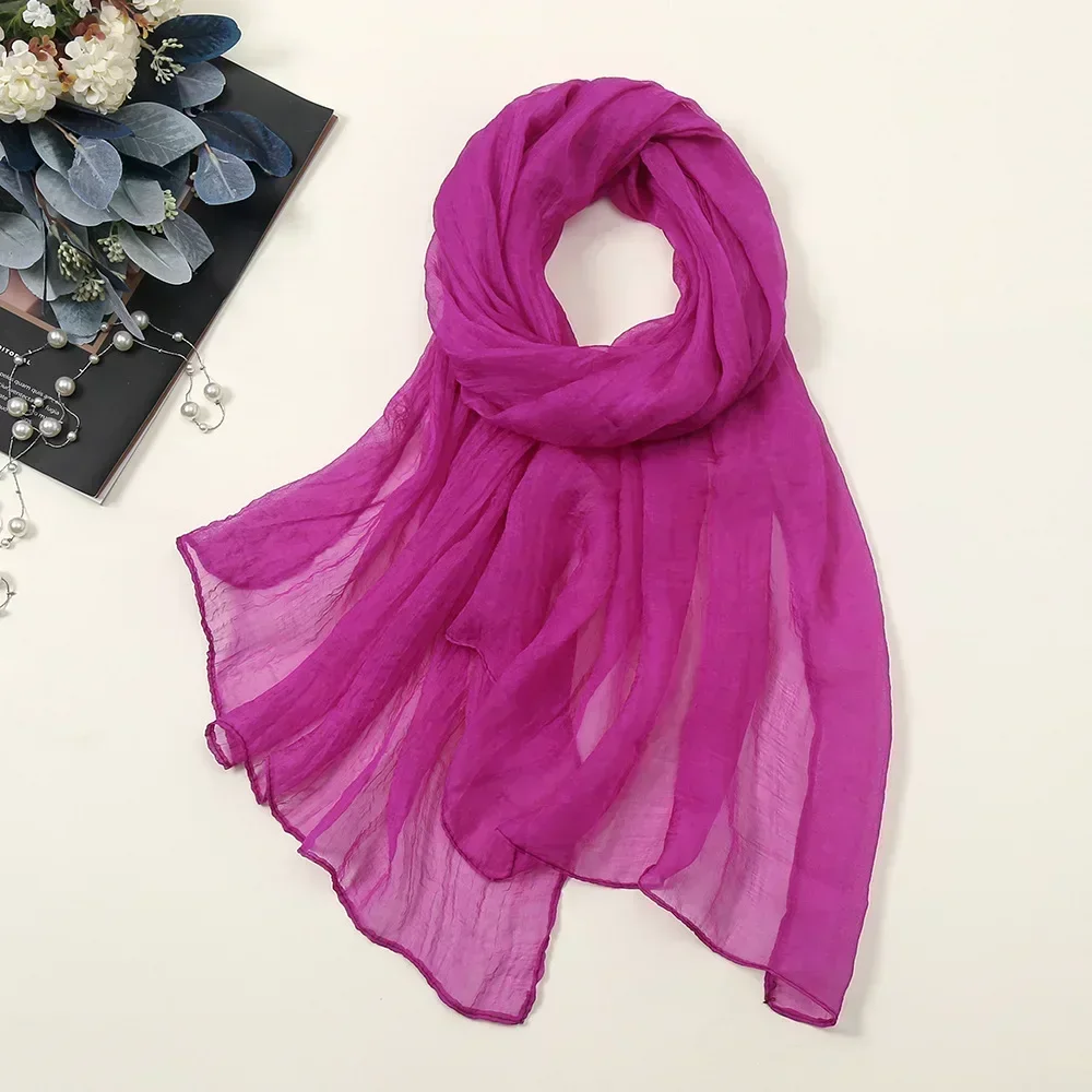 Oversize Chiffon Women Summer Shawl Sleeves Sun Protection Turban Wrap Scarf Beach Towel Bikini Cover up Pareo Sarong Bandana