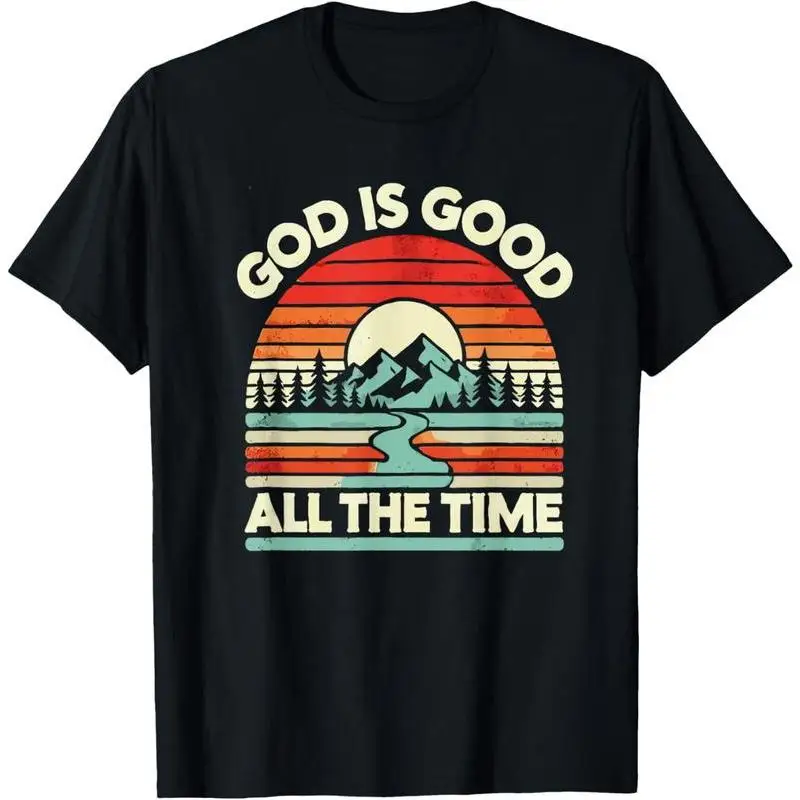 

God Is Good T-shirt, Christian Religious Graphic Tee, Bible Verse Inspired Faith Top for Him Her, Casual Worship Outfit