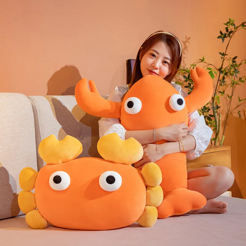 Stuffed Plush Toy Crab Lobster Soft Doll Creative Plush Toy New Toy For Children Throw Pillow Birthday Gift w2137