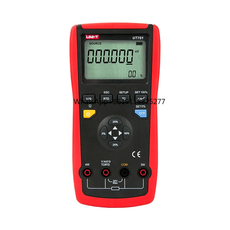 UT701 Digital Single Function Temperature Calibrator with 10 thermocouples