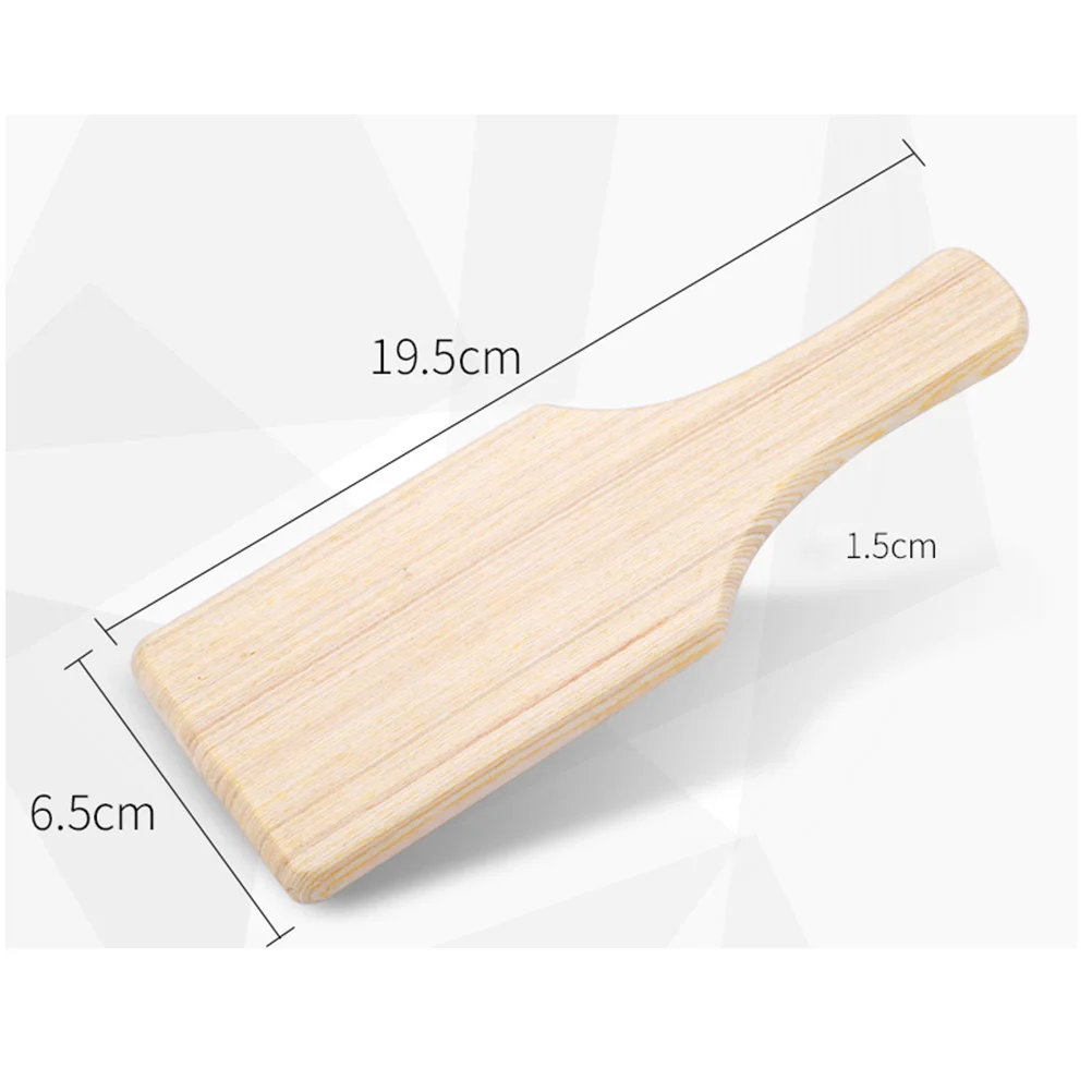 2 PCS Wooden Clapper Clay Sculpture Tools Tower Masonry Pottery Modeling Board for Modelling Seal