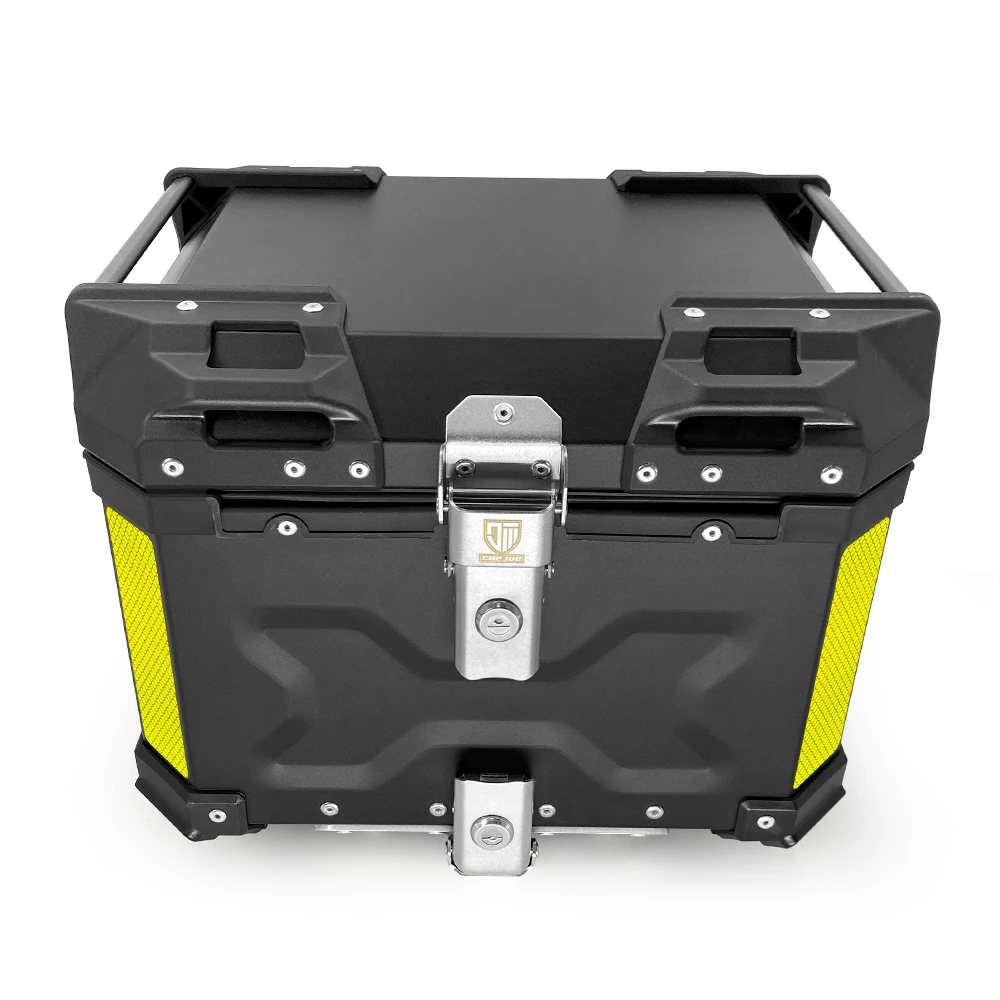 Fast  Off-Road Top Case Luggage Rack Moto Motorcycle Touringl Aluminum Alloy Tail Box 40 Liter