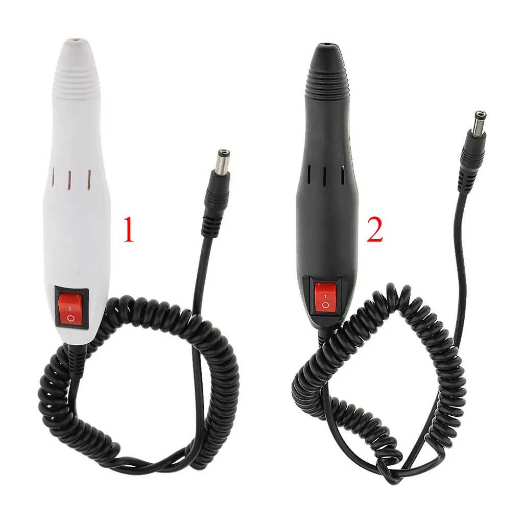 Nail Drill Machine Handpiece Alloy Plastic Replacement for Gel Nail Contour Professional Manicure Pedicure Set
