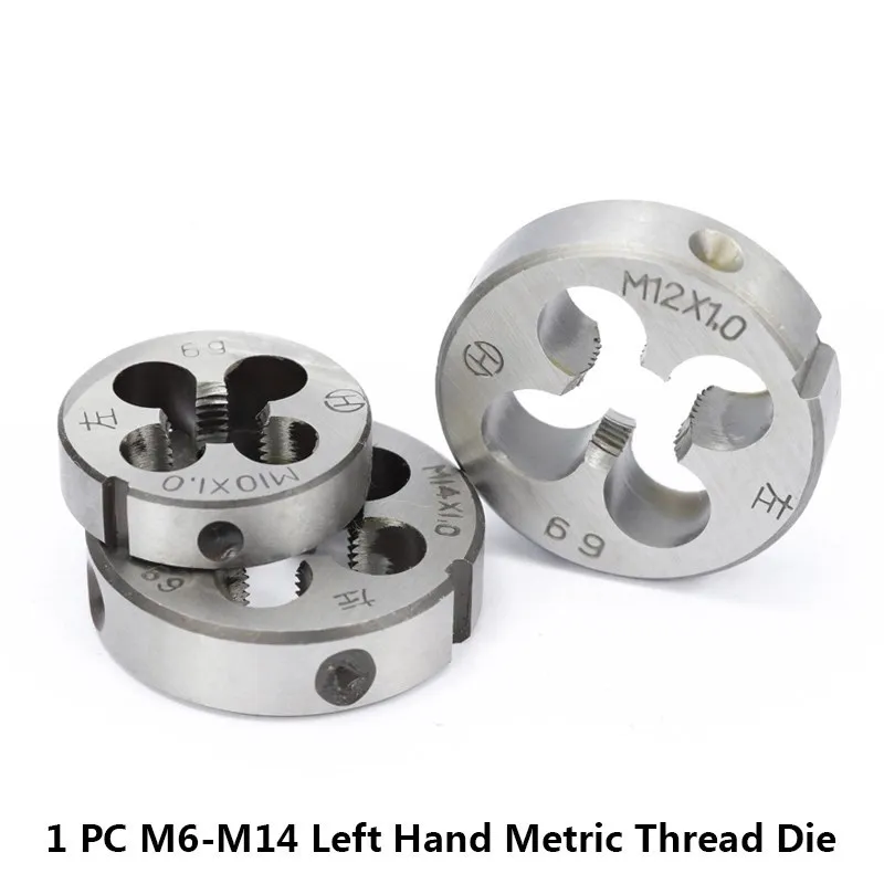 Left Hand Thread Die M3 M8 M10 M12 M14 M16 M18 M20 for Metalworking Metric Die Screw Thread Die Tool Hand Tool