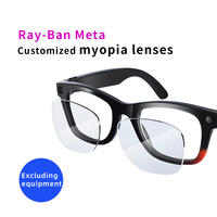 For RAY-BAN Meta SKYLER， Wayfrer  custom prescription lenses for myopia, astigmatism, anti blue light AR glasses lenses