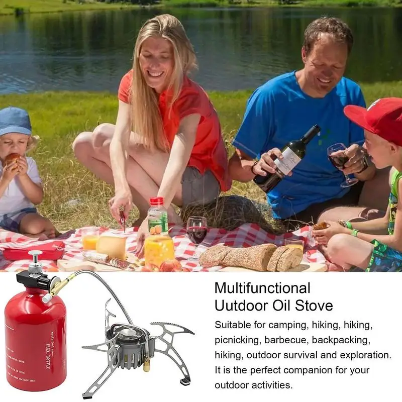 

Outdoor Burner Stove Windproof Folding Burner Stove Energy Saving Stove Multipurpose Camping Accessories For Picnic Cooking