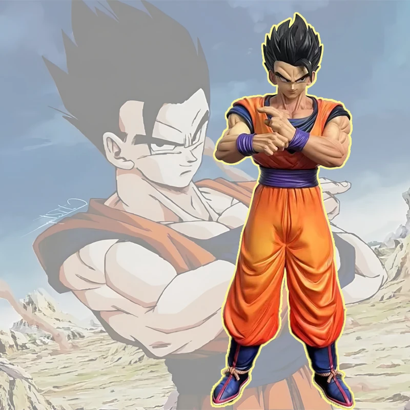 Disponibile Dragon Ball Z Son Gohan ‌   Figura anime 32 cm/12,6 pollici Mystic Gohan Action Figure Collezione di statue in PVC Modello Giocattoli Regali