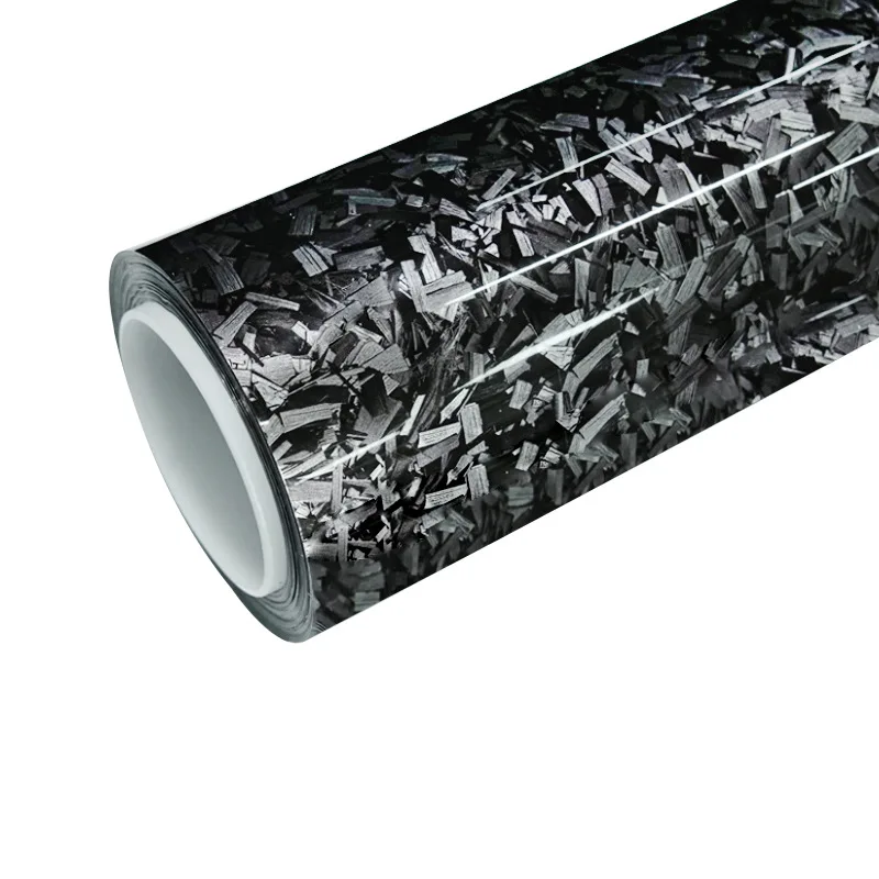 Carbon fiber color changing film flower carbon silver color car coat brightening, scratch-proof and anti-fouling protective film