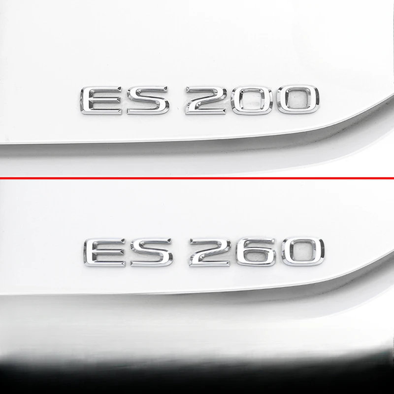 

3D хромированный глянцевый черный ABS ES260 ES200 ES300h эмблема HYBRID для LEXUS багажник автомобиля багажник задний логотип наклейка