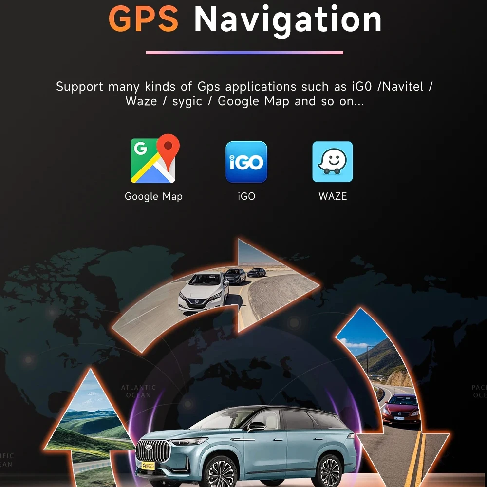 GPS Navigation For Chevrolet CAVALIER 2016 2017 2018 Car Android Auto Carplay Radio Multimedia Video Player Stereo WIFI No 2din