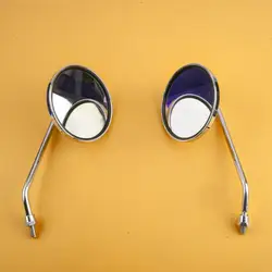 1 Pair Chrome Vintage Style Rear View Mirror Set 88120-028-600 Fit For Honda Z50 ST50 ST70 CH50 CH70 CL70 CT90 CL90 CB100 CB125