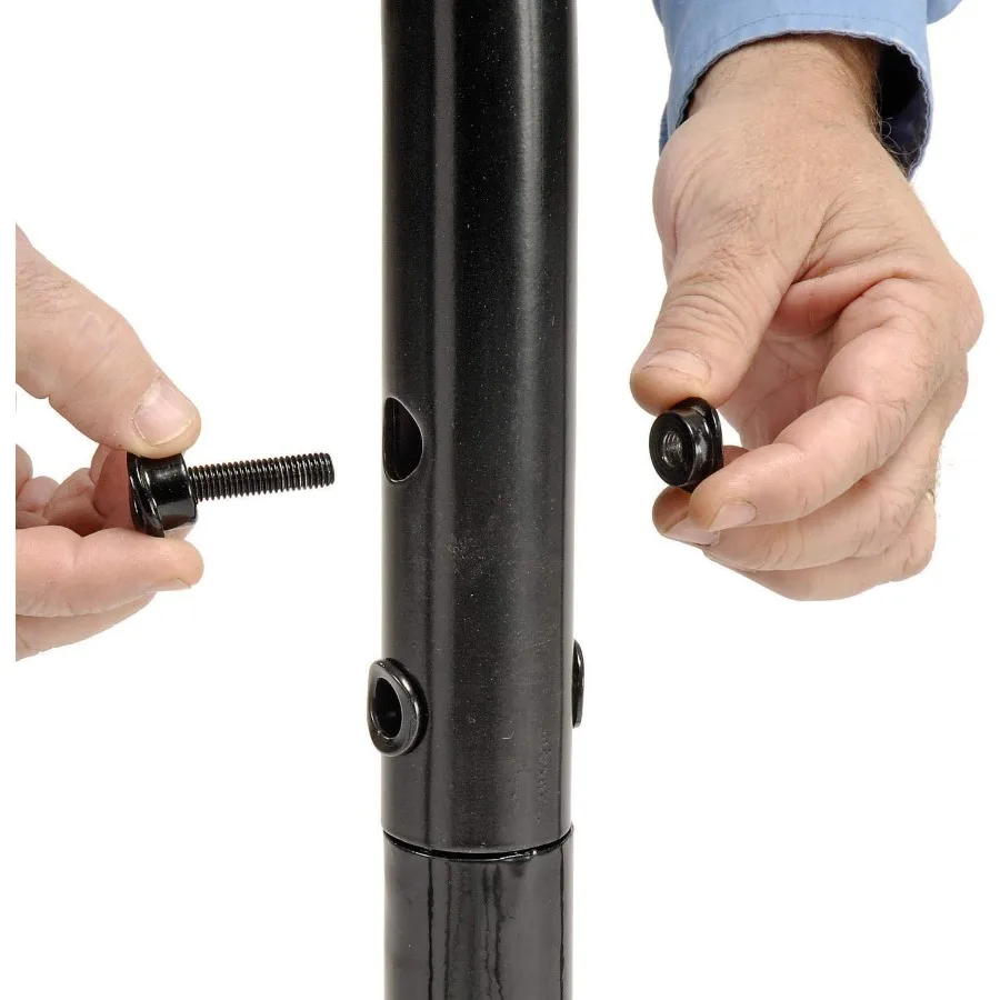 حامل دراجة موجة سعة 68 لتر باللون الأسود مع حامل شفة للتخزين الآمن في الهواء الطلق يحمل ما يصل إلى 7 دراجات بفاءة في شقة الحدائق الحضرية