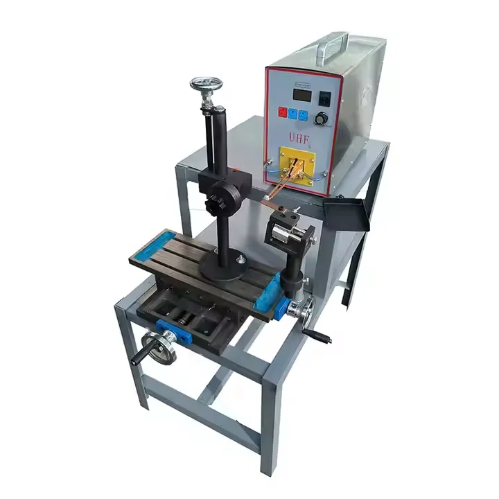 Welding Carbide Tips Induction Heating Equipment New Carbide Tip Manual Brazing Machine for Wood Saw Blade High Frequency