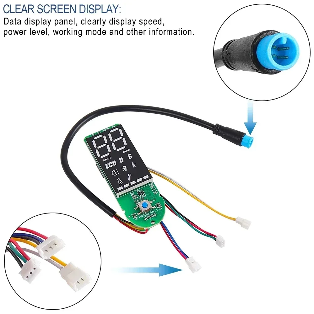 Montage Teil Für Ninebot Max G30 E-Scooter Dashboard Display Controller Rücklicht Gaspedal Brems Griff Brems Kabel – Detail 8