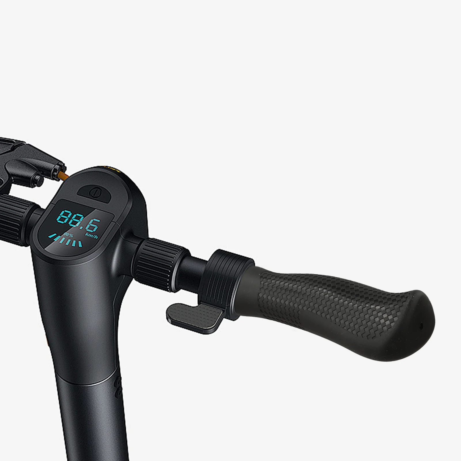 

Daily Commuting Rubber Scooter Grips Anti-slip Sleeve Rubber Grips Black Environmentally Friendly Secure Wet Grip