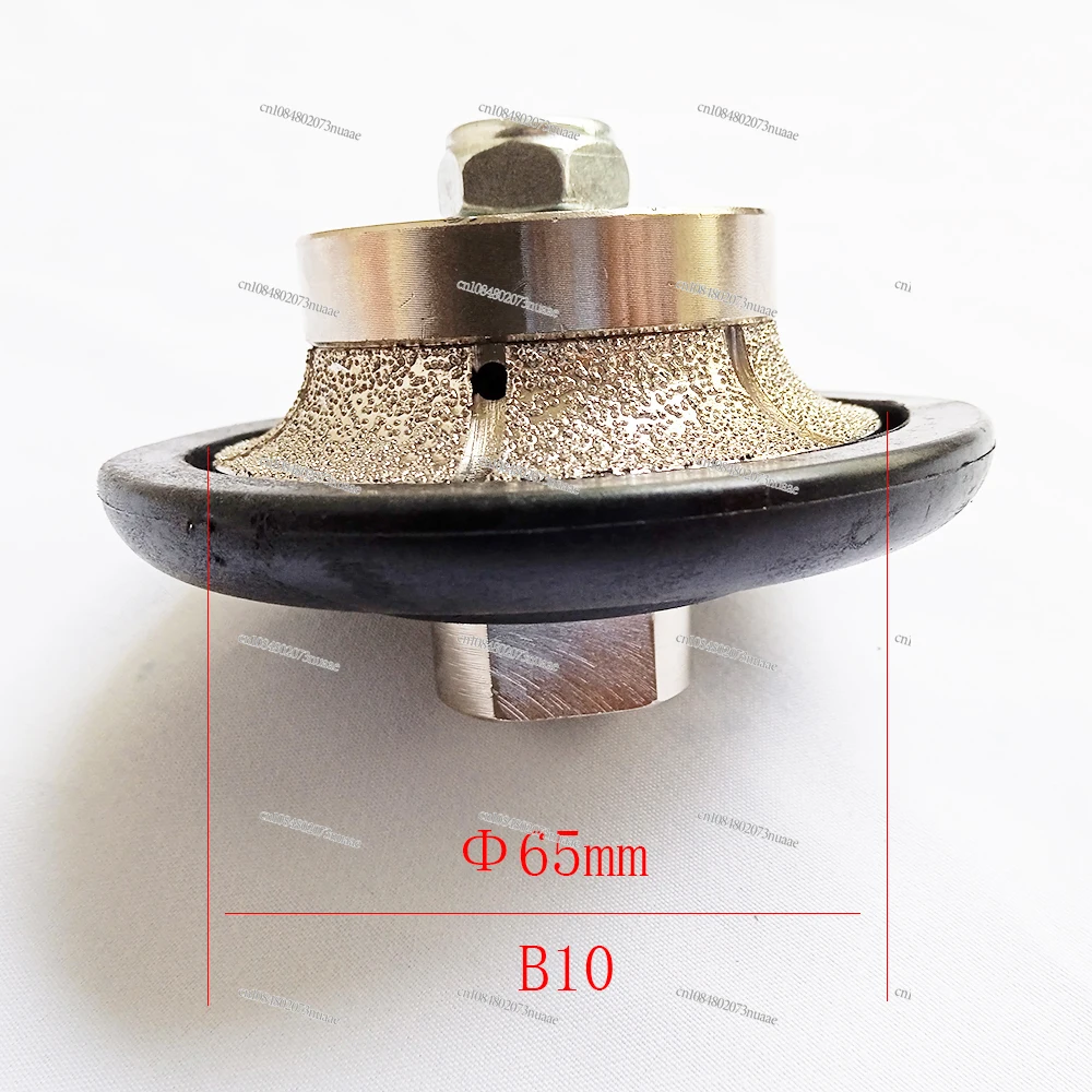 Diamond Hand Profile Router Bits M14 Thread Vacuum Brazed Wheel B10 Granite Marble Stone Grinding