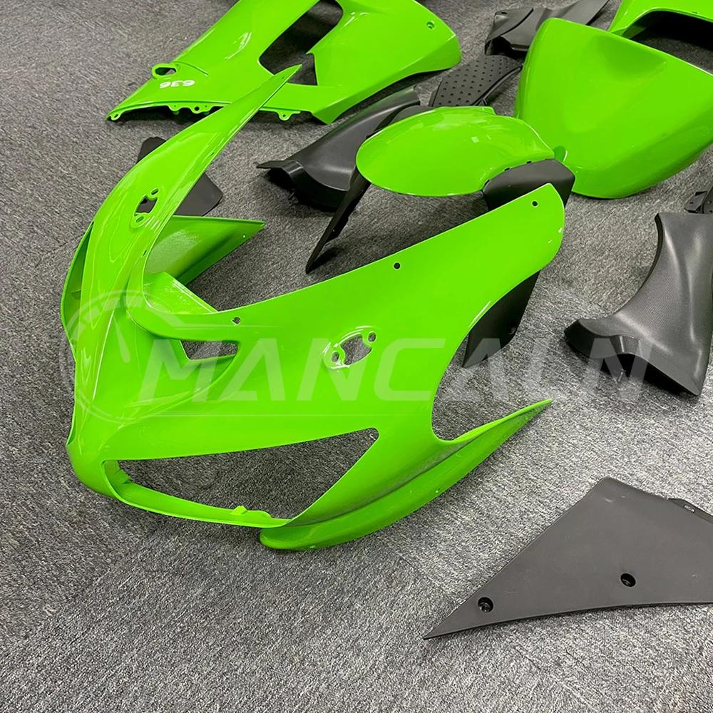 Motorcycle Fairing Kit for KAWASAKI ZX6R ZX-6R ZX-636 2005 2006 Bodywork Set High Quality ABS Injection New Green