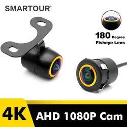 Auto Achteruitkijkcamera Ahd 1080P Gouden Fisheye Lens Universele Auto Back-Upcamera Voor 185Mm Punch Nachtzicht Vlindercamera