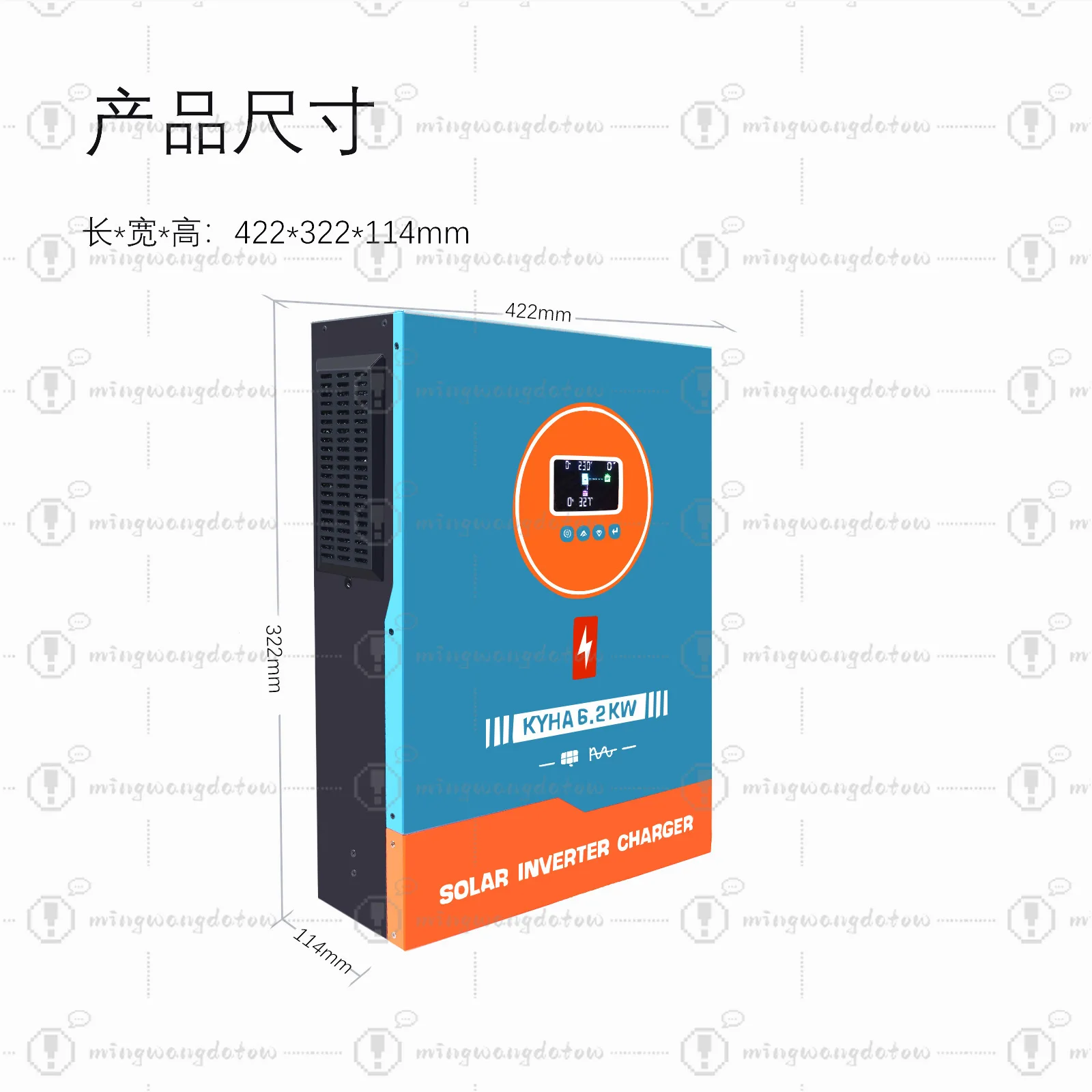 Hybrid MPPT Solar Inverter/Controller (All-in-One), 1.2-12.2kW, Solar PV Power Generation Integrated Inverter-Charger