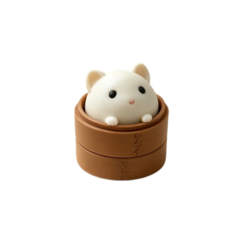 Funny Food Shape Toast Keyboard Clicker Finger Press 3D Printed Finger Clicker Ornaments Cartoon Squeeze
