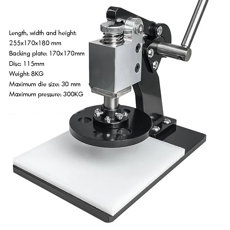 Small Manual Die Cutting Machine Precision Paper Cutting Press for Card Making Leather Crafting