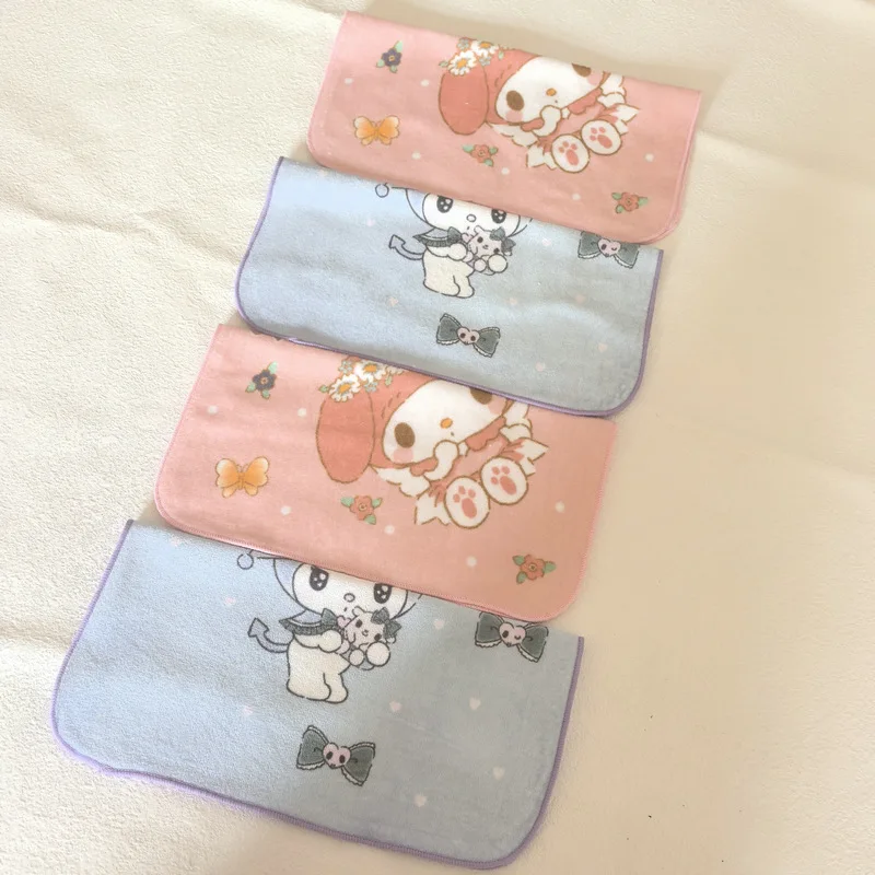 MINISO名創優品 純綿カットベルベット アクティブフラワー Sanli Oumei Loti Kulomi 子供用ハンドワイプ フェイスタオル スクエアスカーフ