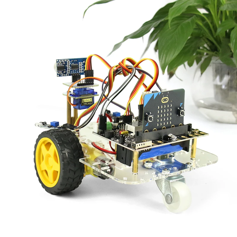 Imagem -04 - Microbit Programação Robot Python Smart Car Teenage Kit Gráfico Acrílico