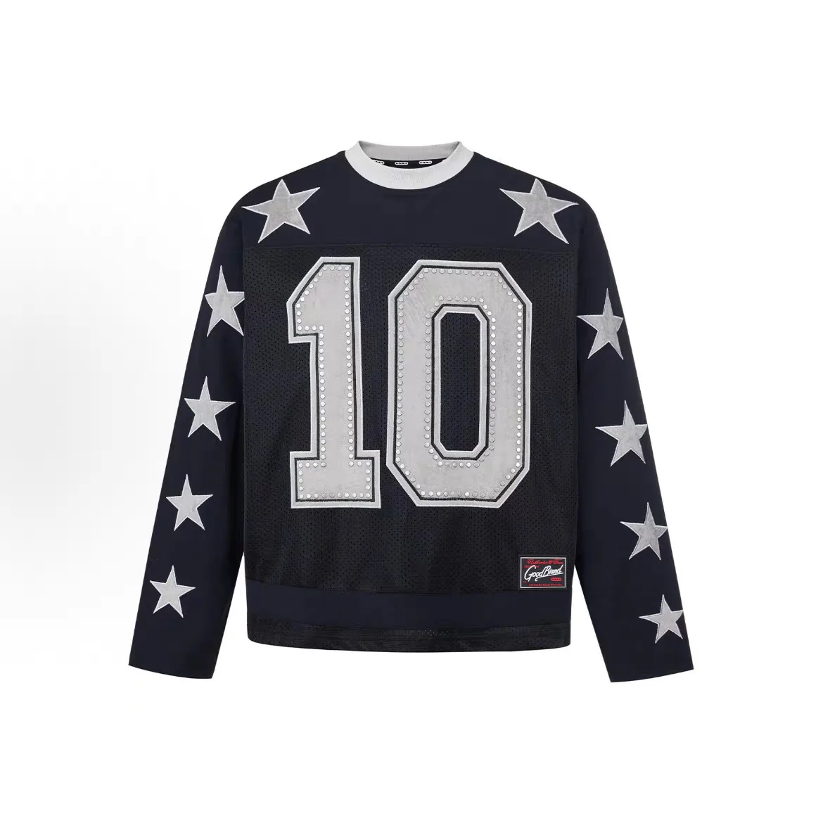 

Goodbrand, новинка 2026, премиум-качество, звездная нашивка, теплопередача, свет, роскошная модная высококачественная хоккейная майка, толстовка унисекс