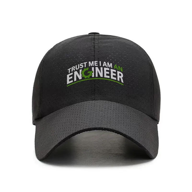Trust Me I Am An Engineer Quick Dry Baseball Cap Breathable Sports Hat for Men and Women