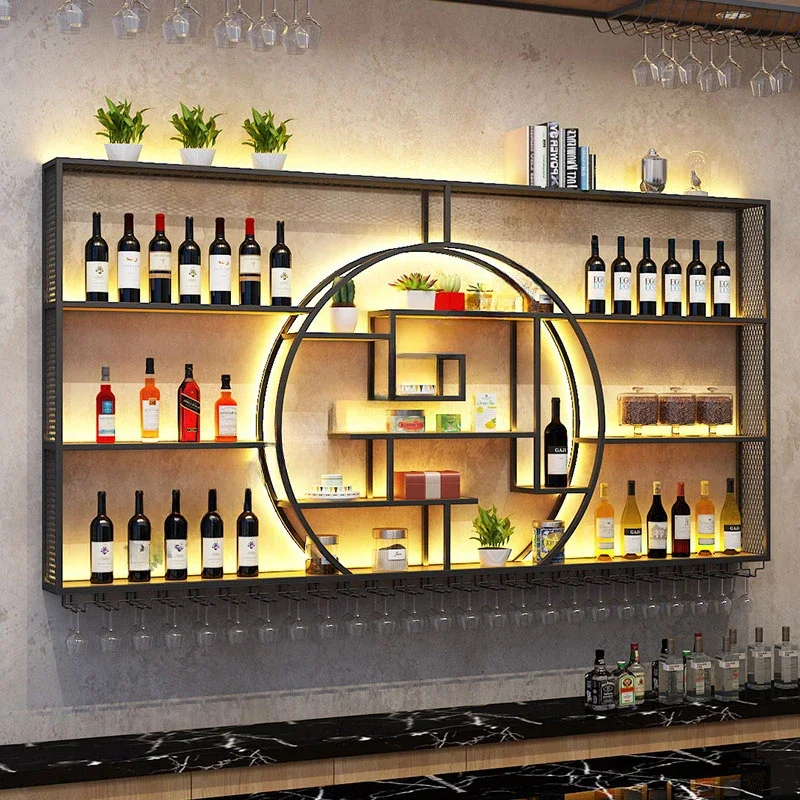 

Salon Coffee Wine Cabinet Commercial Hotel Modern Nordic Service Wine Cabinet Black Vitrina De Vidrios Liquor House Furniture