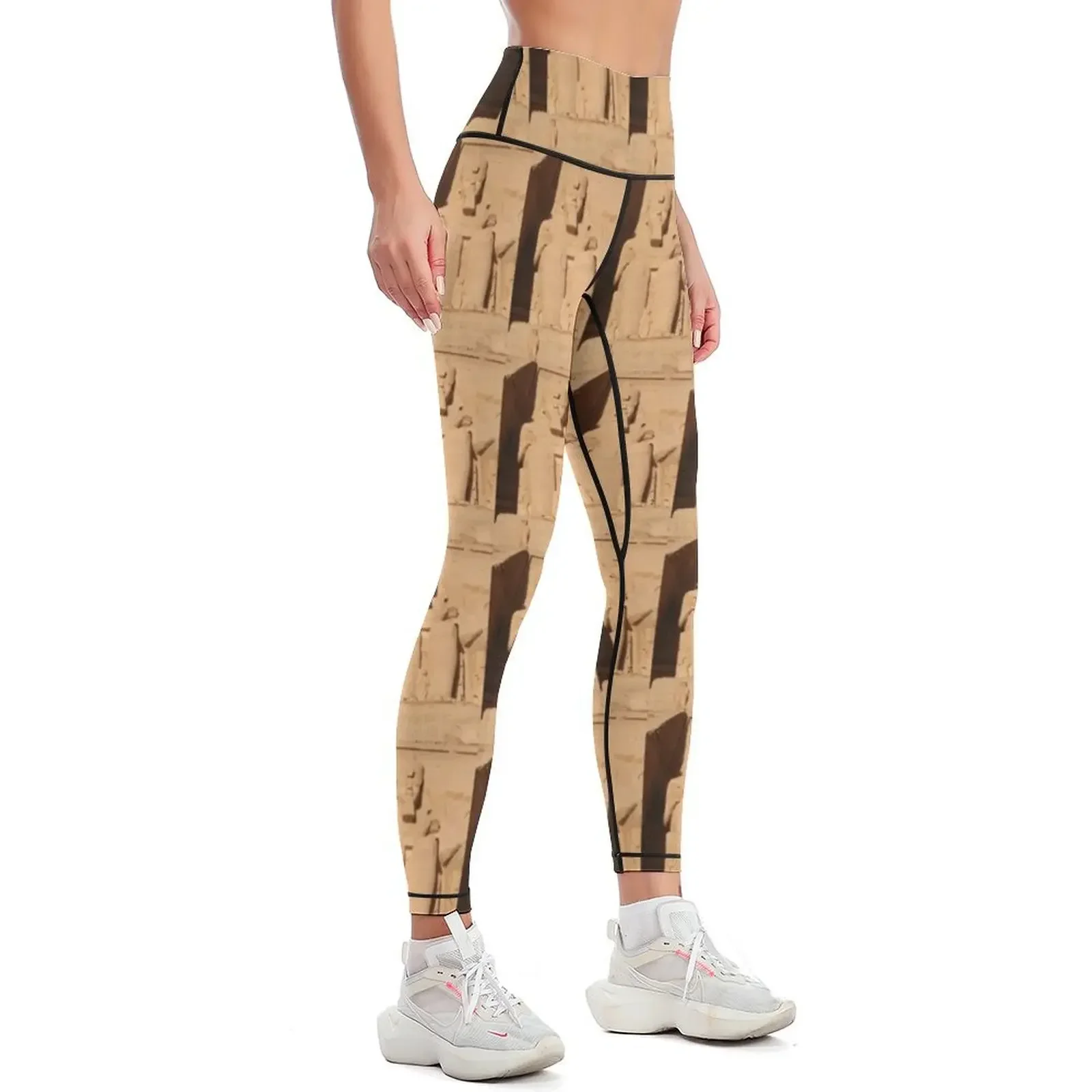 Ramesses II EgyptAbu Simbel Temples Leggings gym's clothing Training pants for physical Womens Leggings