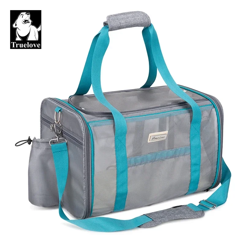 

TRUELOVE Pet Bag Breathable Pet Shoulder Bag Mesh For Full Breathability Vehicle Mounted Design Spacious Side Openings TLX2071