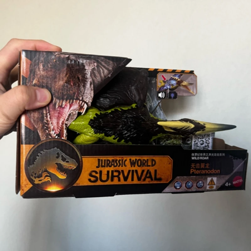 Genuine Jurassic World Light & Sound Attack Series Toys Pteranodon Afrovenator Ceratosaurus Dinosaur Light & Sound Toy