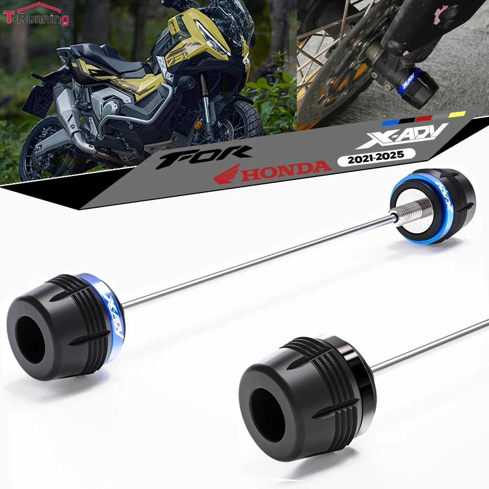 

Для Honda 750 X-ADV 750 XADV X XADV 750 ADV аксессуары для мотоциклов, передняя и задняя ось колеса, вилка, слайдер, защита от столкновений 2021-2025
