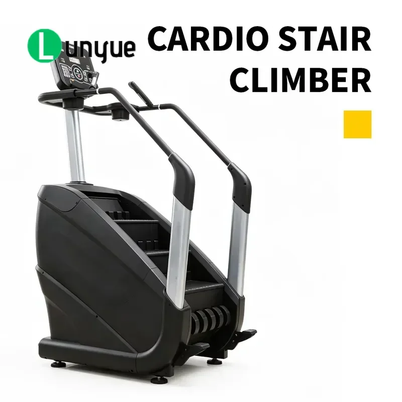 Commercial Electric Stair Climber Machine CE Certified Original Steel Injection Molding Shell 0-15 Level Adjustable Fitness
