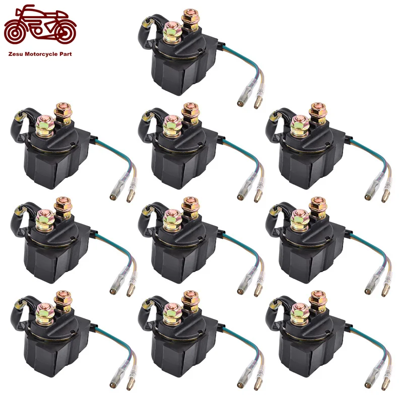 

10Pcs Motorcycle Electrical Starter Solenoid Relay Switches For HONDA TRX250 TRX200SX TRX300 TRX250X TRX350 TRX300EX TRX400EX