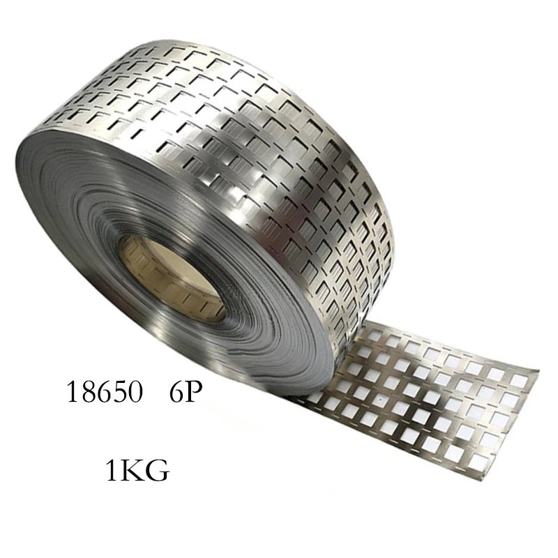 

1KG/Lot Battery Spot Welding Nickel Strip 6P Battery Connection Steel Nickel Plated Spot Welding Strip for 18650 Lithium Battery