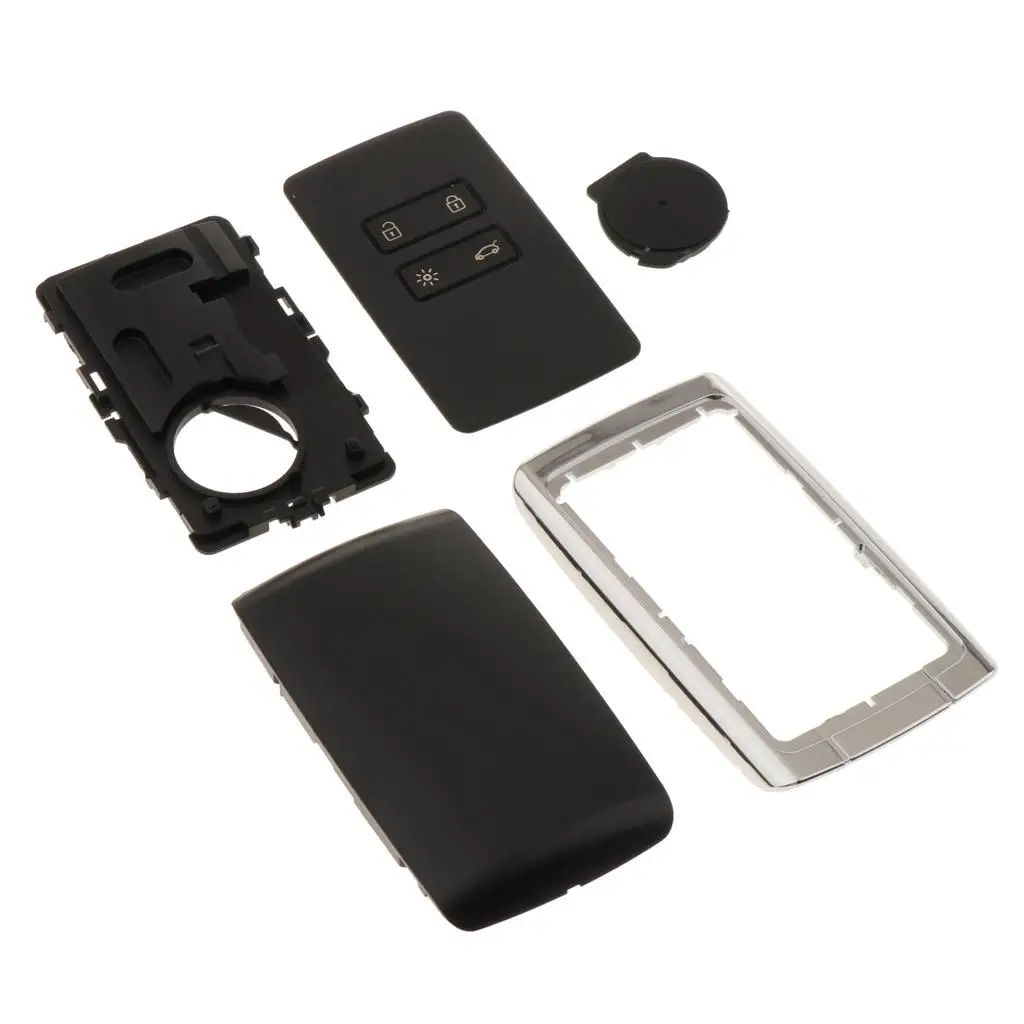 New Replacement Smart Remote Key Shell 4 Button for Megane Scenic Card Case