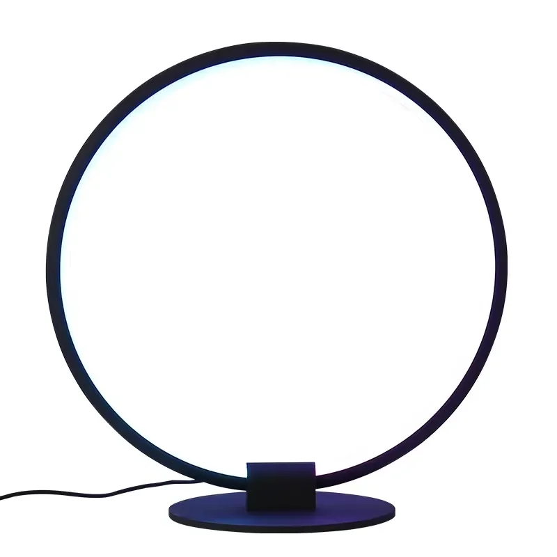 RGB dimming ring table lamp bar bedroom modern multicolored table lamp bedside Led bed night stall living room lamp